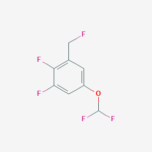 1,2-Difluoro-5-difluoromethoxy-3-(fluoromethyl)benzene