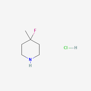 molecular formula C6H13ClFN B1405389 4-氟-4-甲基哌啶盐酸盐 CAS No. 1023305-87-4