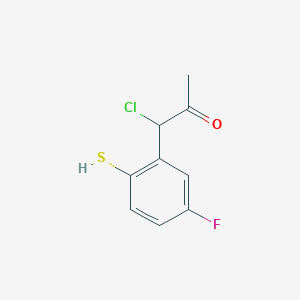 1-Chloro-1-(5-fluoro-2-mercaptophenyl)propan-2-one