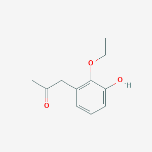 molecular formula C11H14O3 B14053920 1-(2-Ethoxy-3-hydroxyphenyl)propan-2-one 