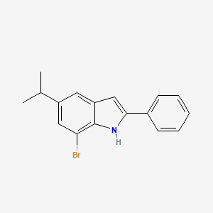 7-Bromo-5-isopropyl-2-phenyl-1H-indole