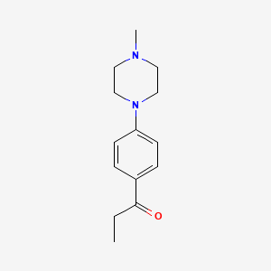 1-(4-(4-Methylpiperazin-1-YL)phenyl)propan-1-one