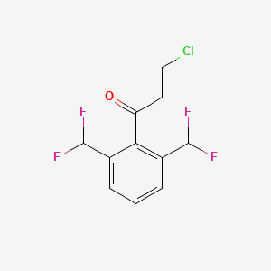 1-(2,6-Bis(difluoromethyl)phenyl)-3-chloropropan-1-one