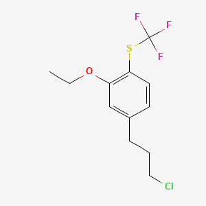 1-(3-Chloropropyl)-3-ethoxy-4-(trifluoromethylthio)benzene