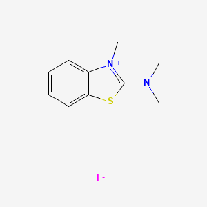 N,N,3-Trimethyl-1,3-benzothiazol-2(3H)-iminium iodide