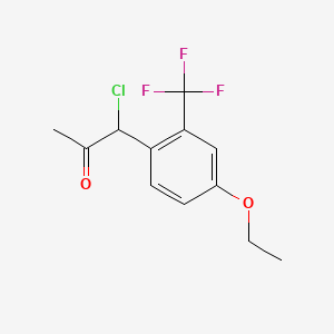 1-Chloro-1-(4-ethoxy-2-(trifluoromethyl)phenyl)propan-2-one