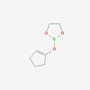 1,3,2-Dioxaborolane, 2-(1-cyclopenten-1-yloxy)-