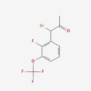 1-Bromo-1-(2-fluoro-3-(trifluoromethoxy)phenyl)propan-2-one