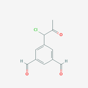 1-Chloro-1-(3,5-diformylphenyl)propan-2-one