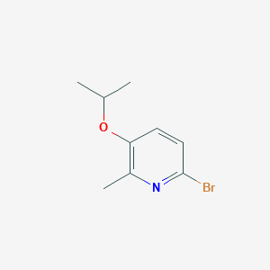 molecular formula C9H12BrNO B1405423 6-Bromo-3-isopropoxy-2-methylpyridine CAS No. 1392466-94-2