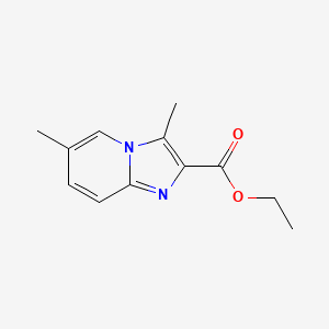 molecular formula C12H14N2O2 B1405426 Ethyl 3,6-dimethylimidazo[1,2-a]pyridine-2-carboxylate CAS No. 1400766-07-5