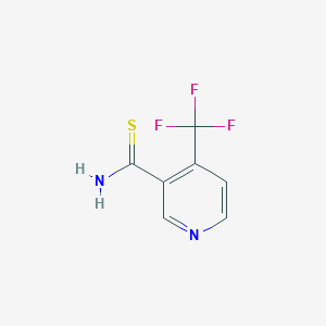 molecular formula C7H5F3N2S B140543 4-(三氟甲基)吡啶-3-硫代酰胺 CAS No. 158063-54-8