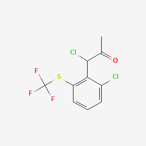 1-Chloro-1-(2-chloro-6-(trifluoromethylthio)phenyl)propan-2-one