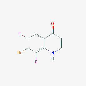 7-Bromo-6,8-difluoroquinolin-4-ol