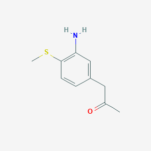 1-(3-Amino-4-(methylthio)phenyl)propan-2-one