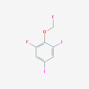 1,5-Diiodo-3-fluoro-2-(fluoromethoxy)benzene