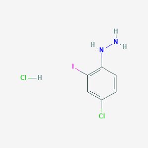 (4-Chloro-2-iodophenyl)hydrazine hydrochloride