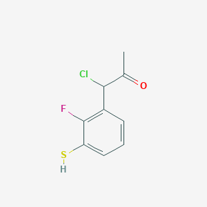 1-Chloro-1-(2-fluoro-3-mercaptophenyl)propan-2-one