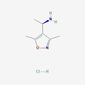 (R)-1-(3,5-Dimethylisoxazol-4-YL)ethan-1-amine hcl