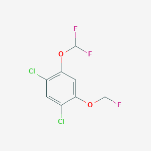 1,5-Dichloro-2-difluoromethoxy-4-(fluoromethoxy)benzene