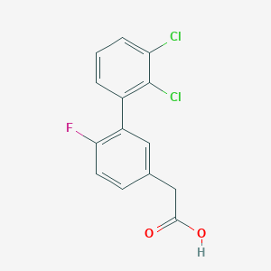 (2',3'-Dichloro-6-fluoro-biphenyl-3-yl)-acetic acid