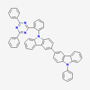 3,3'-Bi-9H-carbazole, 9-[2-(4,6-diphenyl-1,3,5-triazin-2-yl)phenyl]-9'-phenyl-