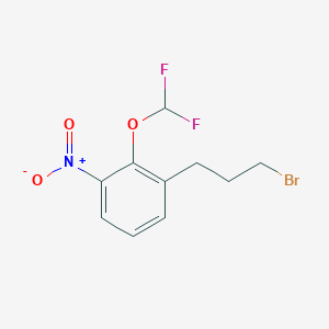 1-(3-Bromopropyl)-2-(difluoromethoxy)-3-nitrobenzene