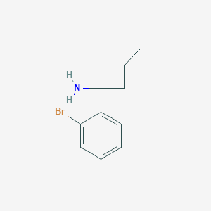 1-(2-Bromophenyl)-3-methylcyclobutan-1-amine