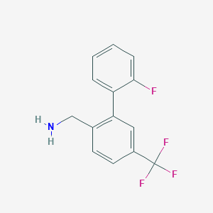 (2'-Fluoro-5-(trifluoromethyl)biphenyl-2-yl)methanamine