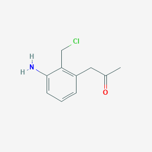 1-(3-Amino-2-(chloromethyl)phenyl)propan-2-one