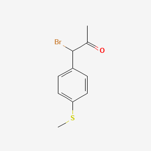 1-Bromo-1-(4-(methylthio)phenyl)propan-2-one