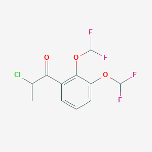 1-(2,3-Bis(difluoromethoxy)phenyl)-2-chloropropan-1-one