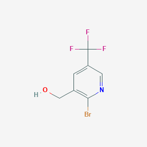 molecular formula C7H5BrF3NO B1405485 2-溴-5-(三氟甲基)吡啶-3-甲醇 CAS No. 1227580-00-8