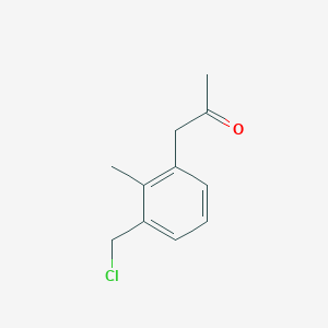 1-(3-(Chloromethyl)-2-methylphenyl)propan-2-one