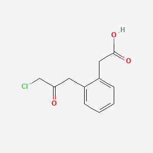 1-(2-(Carboxymethyl)phenyl)-3-chloropropan-2-one