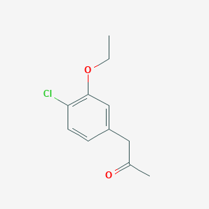 1-(4-Chloro-3-ethoxyphenyl)propan-2-one