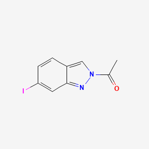molecular formula C9H7IN2O B1405498 2-acetyl-6-iodo-2H-indazole CAS No. 1305711-39-0