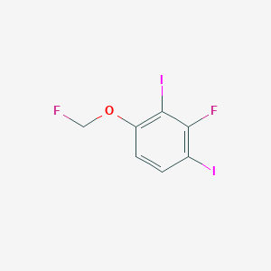 1,3-Diiodo-2-fluoro-4-(fluoromethoxy)benzene