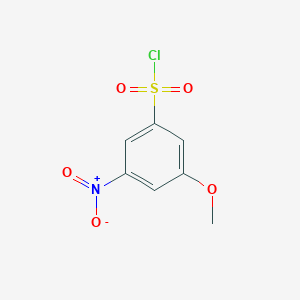 3-Methoxy-5-nitrobenzene-1-sulfonyl chloride