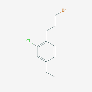 1-(3-Bromopropyl)-2-chloro-4-ethylbenzene