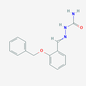 [(2-Phenylmethoxyphenyl)methylideneamino]urea