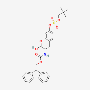 molecular formula C29H31NO8S B14055074 Fmoc-Tyr(SO(ONeopentyl))-OH 