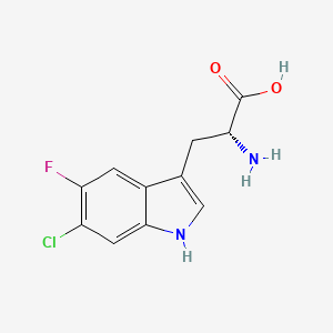 (R)-2-Amino-3-(6-chloro-5-fluoro-1H-indol-3-yl)propanoic acid