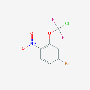 4-Bromo-2-[chloro(difluoro)-methoxy]-1-nitro-benzene