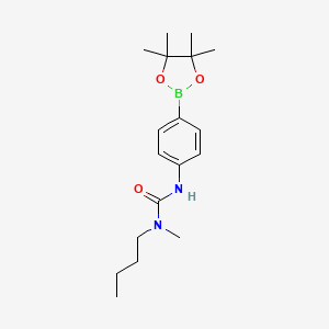 1-Butyl-1-Methyl-3-(4-(4,4,5,5-tetramethyl-1,3,2-dioxaborolan-2-yl)phenyl)urea