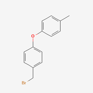 molecular formula C14H13BrO B1405541 1-(溴甲基)-4-(4-甲基苯氧基)苯 CAS No. 78805-82-0