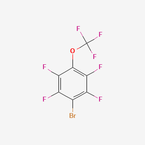 B1405546 1-Bromo-2,3,5,6-tetrafluoro-4-(trifluoromethoxy)benzene CAS No. 1417567-08-8