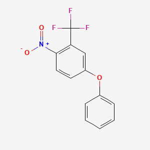 molecular formula C13H8F3NO3 B1405556 1-硝基-4-苯氧基-2-(三氟甲基)苯 CAS No. 553666-42-5