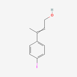 molecular formula C10H11IO B14055577 (E)-3-(4-iodophenyl)but-2-en-1-ol 