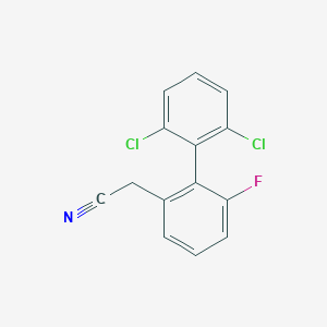 (2',6'-Dichloro-6-fluoro-biphenyl-2-yl)-acetonitrile